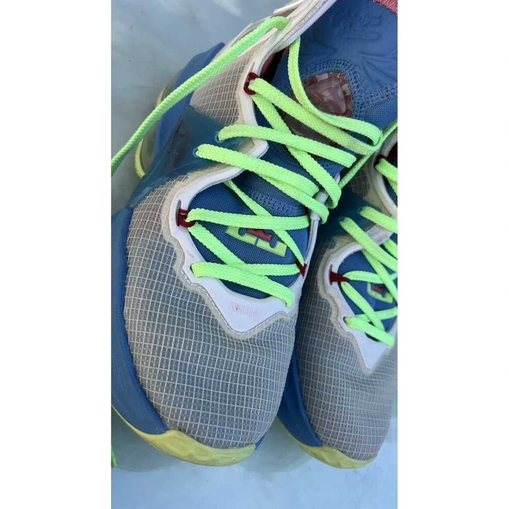 Nike Shoes LeBron XIX 19 GS Dutch Blue Pomegranite‎ Sneakers Sz 5.5 DC9339-400